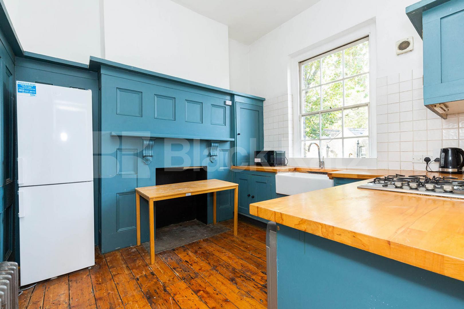 newly decorated property set on the top two floors of an impressive period house Calthorpe Street, Russell Square